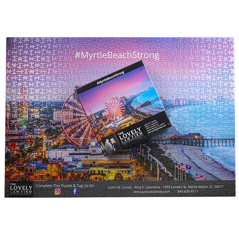 Print Personalized Brain Game 500&1000 Pieces Adult Jigsaw OEM 1000pcs Large Custom Puzzles