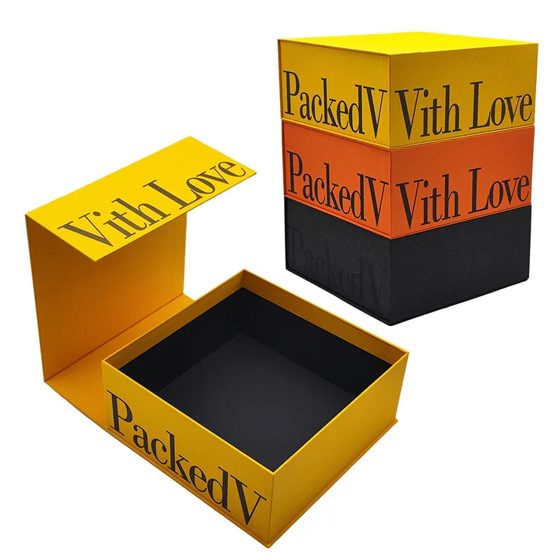 Custom Logo Versatile Premium Gift Box Luxury Package Cardboard Paper Hoodie Shoes Clothes Magnetic Packaging Box With Ribbon