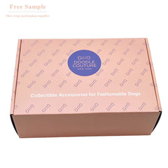 Free Samples Custom Printed Design Postal Airplane Shipping Mailing Box Folding Corrugated Cardboard Paper Packaging Mailer Box