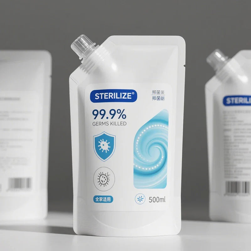 Stand Pouch for Laundry Detergent Washing Powder Cosmetic Body Wash Soap Bag Scrub Packaging Pouches