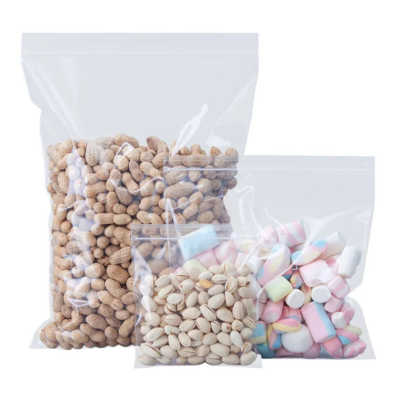 Custom Wholesale Printed Cheap LDPE/HDPE Jewelry Packaging pp Plastic Transparent Zipper Zip Lock Bag