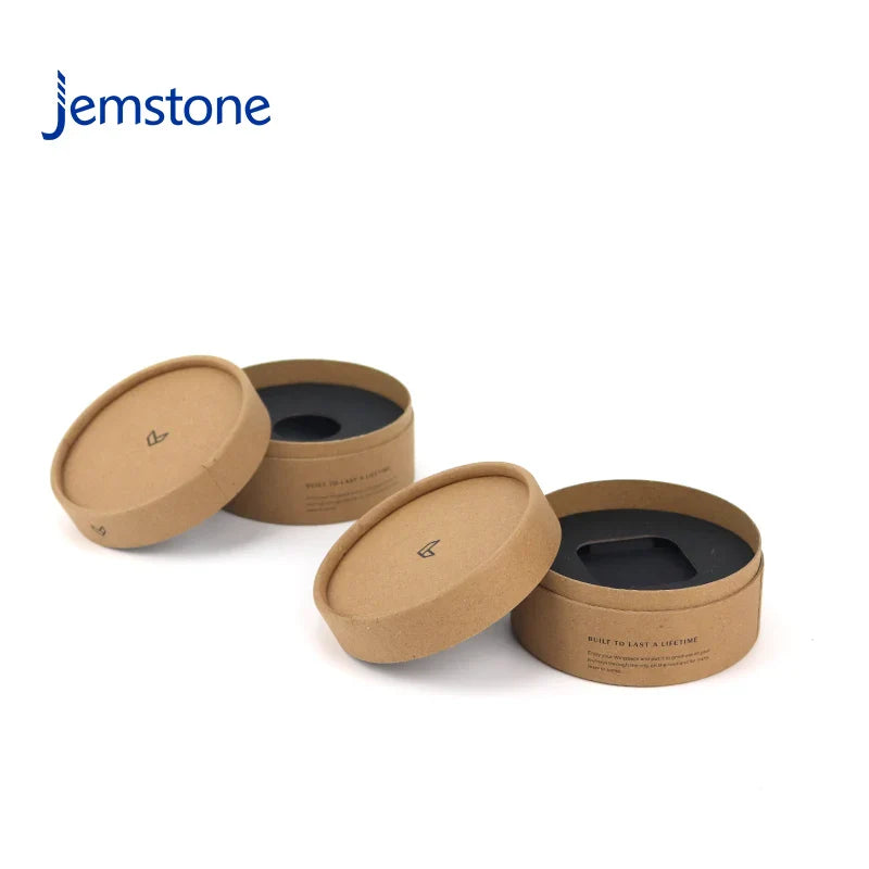 Custom Biodegradable Food Cylinder Luxury Blown Kraft Cardboard Product Gift Cosmetic Paper Tube Packaging