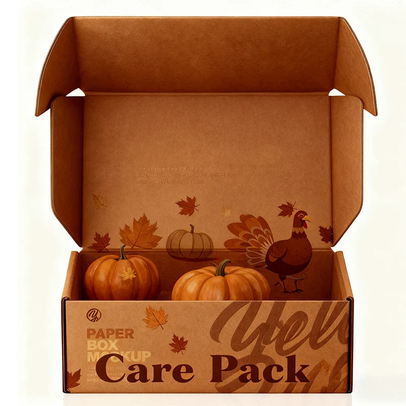 Mailers Paper Box Thanks Giving Day Corrugated Carton Aircraft Airplane Folding Rigid Hard Mailer Shipping Boxes