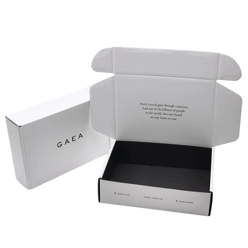 Customized Eco Friendly Matt Lamination Recycled Folding Gift Shopping Packaging Square Mailer Kraft Paper Boxes for Clothing