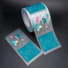 Custom Roll Waterproof Adhesive Transparent Printing Clear Gold Foil Logo Packaging Sticker Label for Pets Product Shampoo