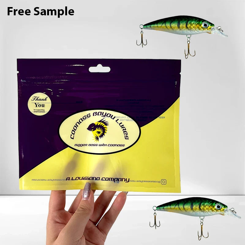 Fishing Tackle Bags Fishing Lure Empaques De Plastico Para Senuelos De Pesca Three Side Seal Bait Bag