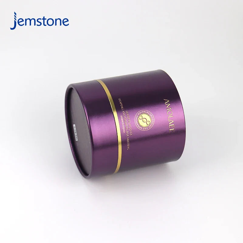 Factory Custom Luxury Kraft Cardboard Cylinder Cosmetic Box Skincare Essential Oil Perfume Bottle Paper Tube Packaging