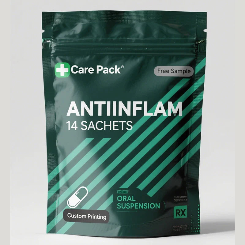 Lock Plastic for Medicine Pharmacy High Barrier Plastic Mylar Seal PET/PE Dispensary Exit Bag With Zipper