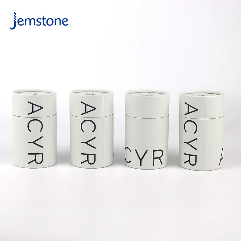 Custom Tea Coffee Cylinder Packaging Skincare Essential Oil Perfume Paper Tube Luxury Cosmetic Bottle Box Kraft Cardboard Tube