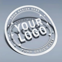 Custom Clear Label Vinyl PVC Printing Etiquette Packaging Sticker Waterproof Candle Bottle Jar Transparent Sticker With Logo