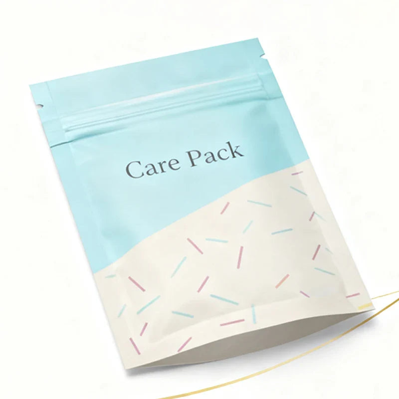 Wholesale Face Mask 3 Side Seal Pouch Cosmetic Masking Reusable Plastic Sachet Pack for Household