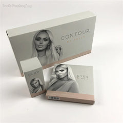 Custom Pink Clamshell Magnetic Closure Cardboard Eyelash Packaging Gift Box Luxury Lash Box Packaging