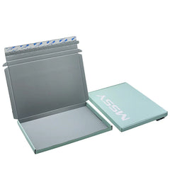 Custom Print Ecommerce Corrugated Paper Boxes Recycled Cardboard Zipper Tear Strip Mailer Packaging Shipping Box Custom Logo