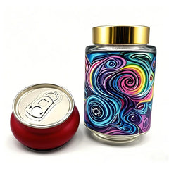 Wholesale 90ml 135ml PET Plastic Soda Cans 3.5g 7g Glass Jars for Candy Gummy Tobacco Cosmetics-for Industrial Use