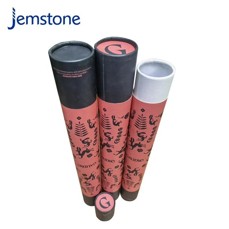 Private Label Round Paper Tube Biodegradable Materials Cardboard Anime Poster Paper Cylinder Packaging