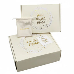 Eco-friendly Customized Tear Strip Gift Package Earring Necklace Jewelry Parcel Boxes Packaging Carton with logo