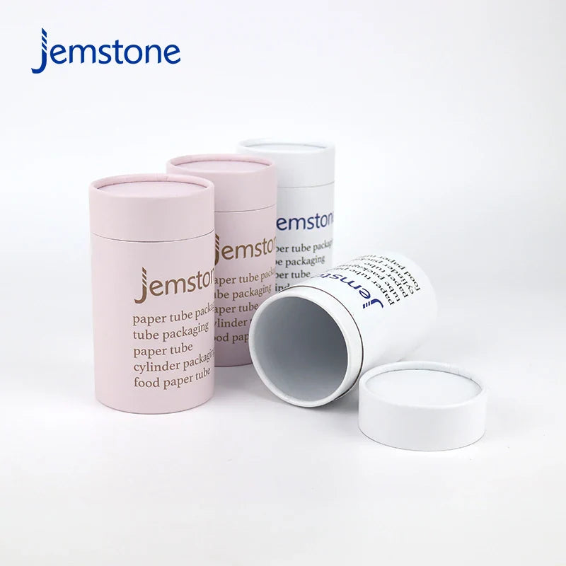 Personal Design Bio-degradable Cylinder Food Powder Tea Coffee Paper Tube Packaging Craft Kraft Candle Cardboard Tube