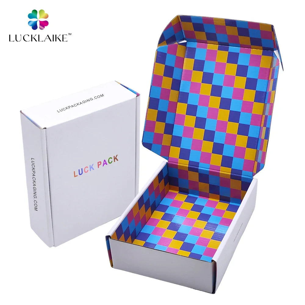 Wholesale Custom Luxury Printing Cardboard Cartons Box Packaging Clothes Gifts Corrugated Packing Mailing Boxes for Packiging