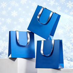 Blank Gift Shopping Paper Bag Without Carry Portable Tote Handbag Shoes Clothes Packaging Bags