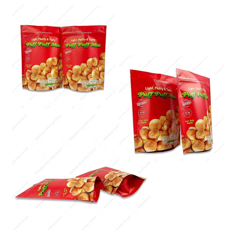 Wholesale Customized Printed Candy Snack Nut Cookie Doypack Stand up Pouch Plastic Packaging Mylar Zip Lock Bags