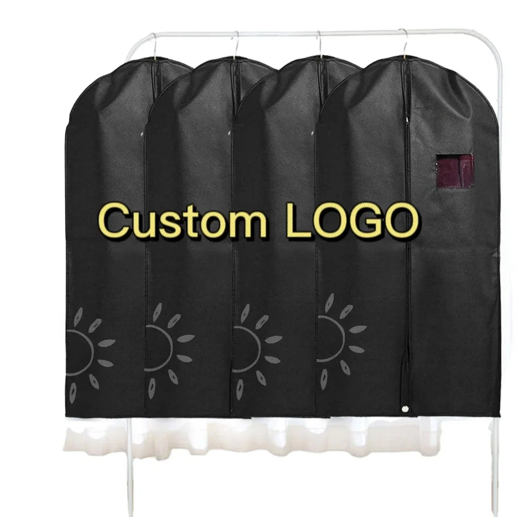 Extra Large Suit Garment Bag for Multiple Suits, Coats & Dresses Hanging Storage with Multiple Pockets & Shoulder Strap