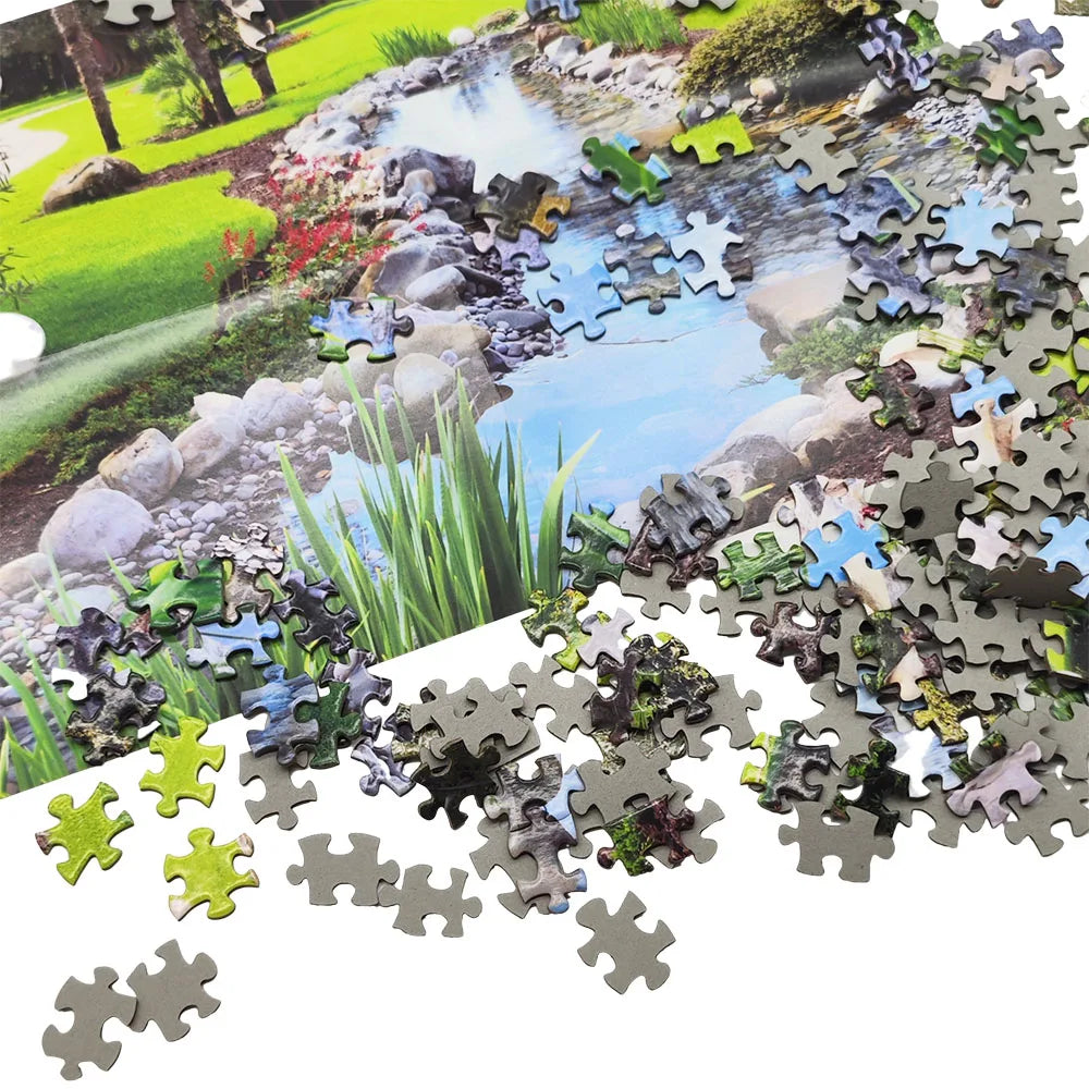 Oem Custom Printing Kids Toys Cartoon Paper Puzzle Board Games Cardboard Jigsaw Puzzles Accessories for Adults 1000 Pieces