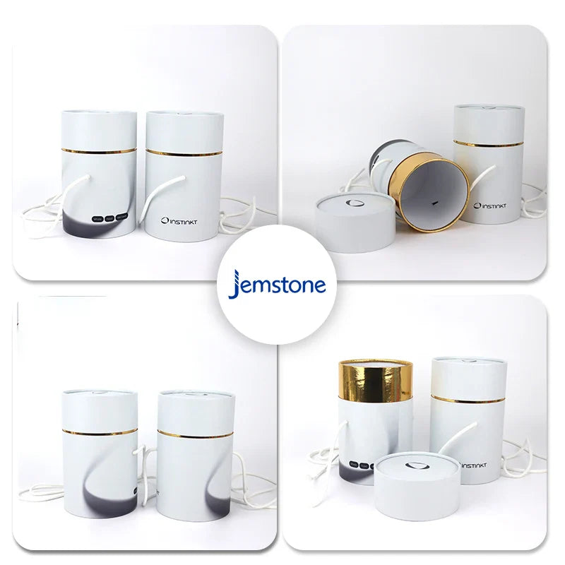 Custom Printed Luxury Food Cylinder Round Cardboard Gift Box Kraft Cloth Scarves Paper Tube Packaging with Cord