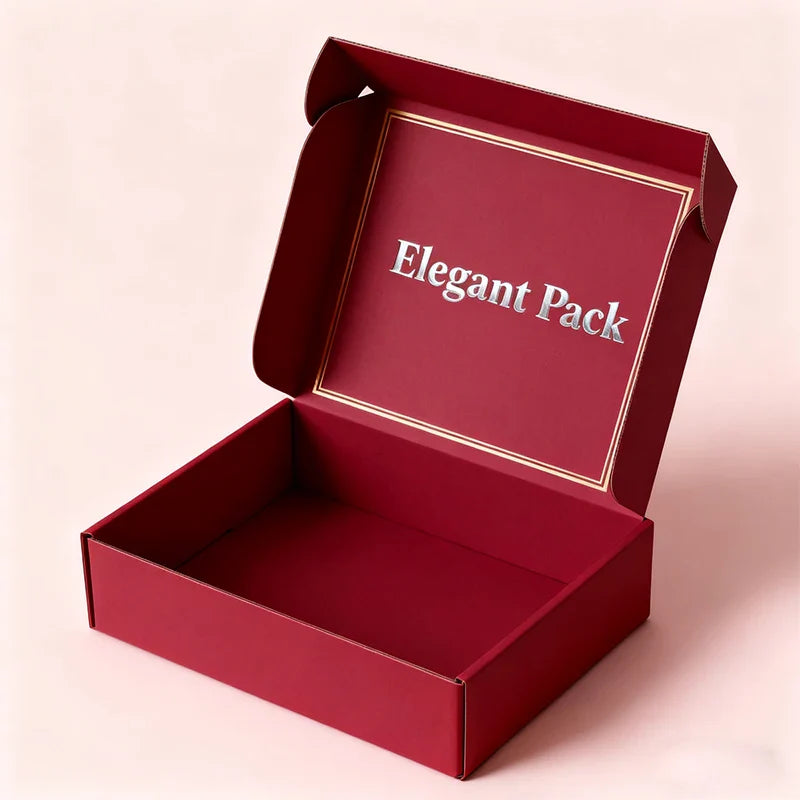 Custom Corrugated Gift Fold Box OEM Factory Recyclable Shipping Paper Mailer Box Packaging with logo