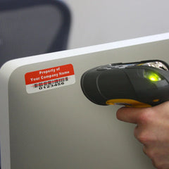 Custom Adhesive Metal Aluminum Qr Code Barcode Pre Printed Asset Tracking ID Labels Sticker Fixed Asset Tags and Label Printing