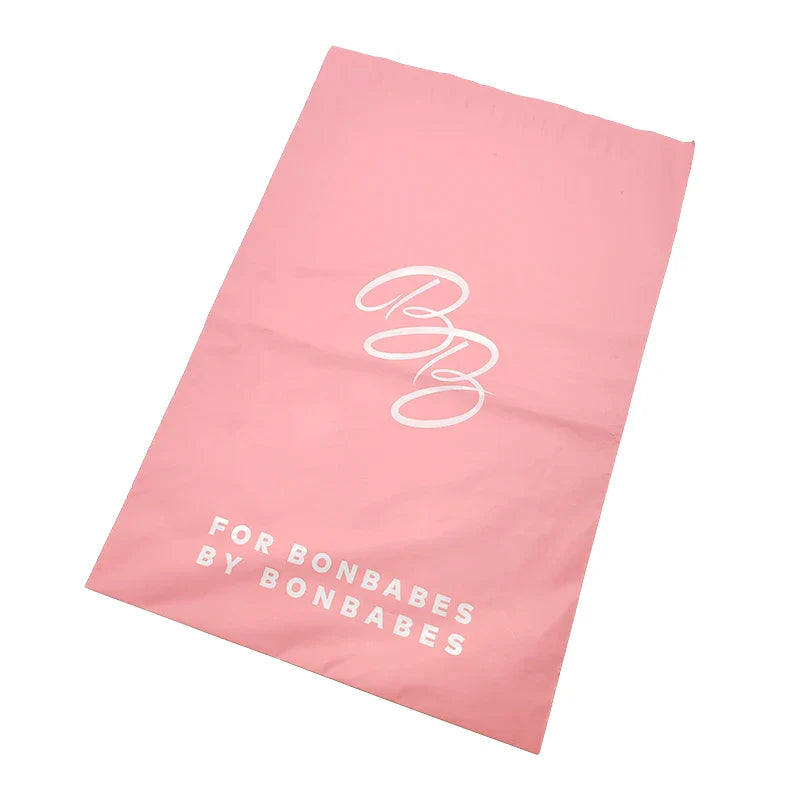 Factory Wholesale White Pink Poly Mailers Custom Waterproof Self Adhesive Bio Mailing Shipping Bag for Clothing Packing