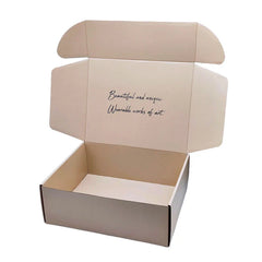 Custom Clothing Cajas Packaging Beige Boxes Design Paper Custom Clothes Hair Mailer Craft Paper Boxes With Logo Packaging