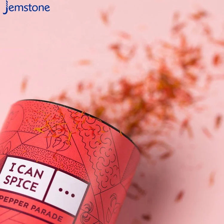 Cheap Biodegradable 100% Airtight Food Grade Packing Paper Tube for Spices Seasoning Powder