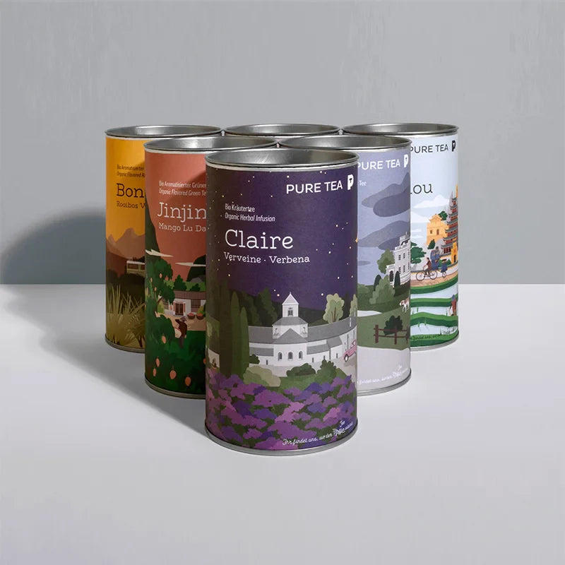 Biodegradable Food Grade Cardboard Kraft Cylinder Box for Food Paper Tubes Tea Coffee Packaging