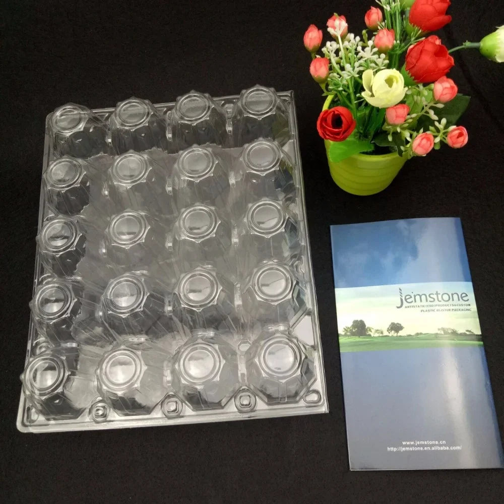30 Holes Egg Tray Egg Packaging for Sale Material Plastic PVC PET Food Grade Pet Egg Tray Supplier in Turkey Within 7 Days