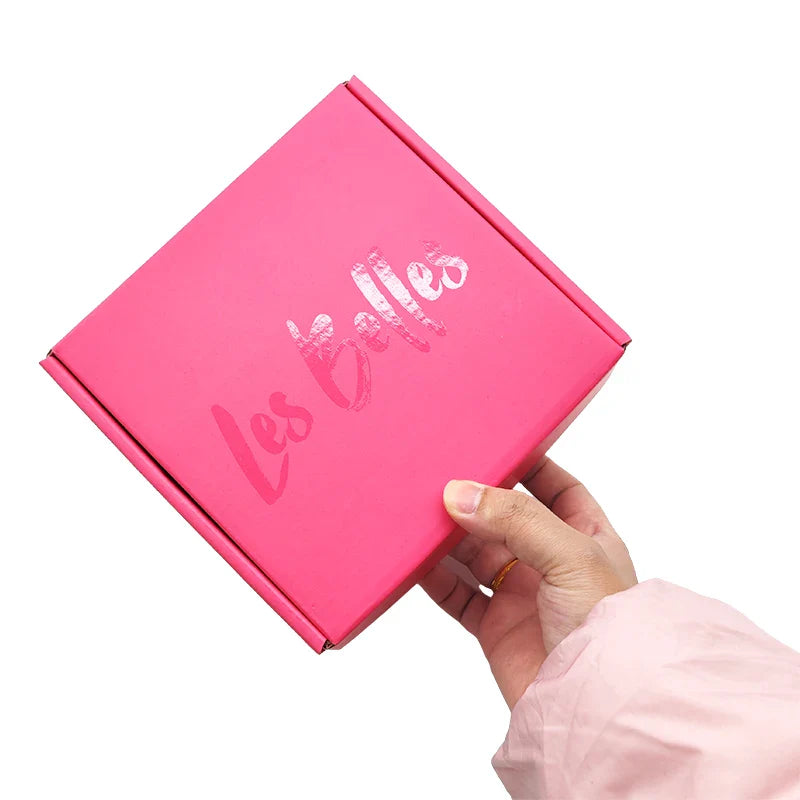 Customize Holographic Branded Cosmetics Cajas Personalizadas Corrugated Mailing Packaging Boxes with Custom logo