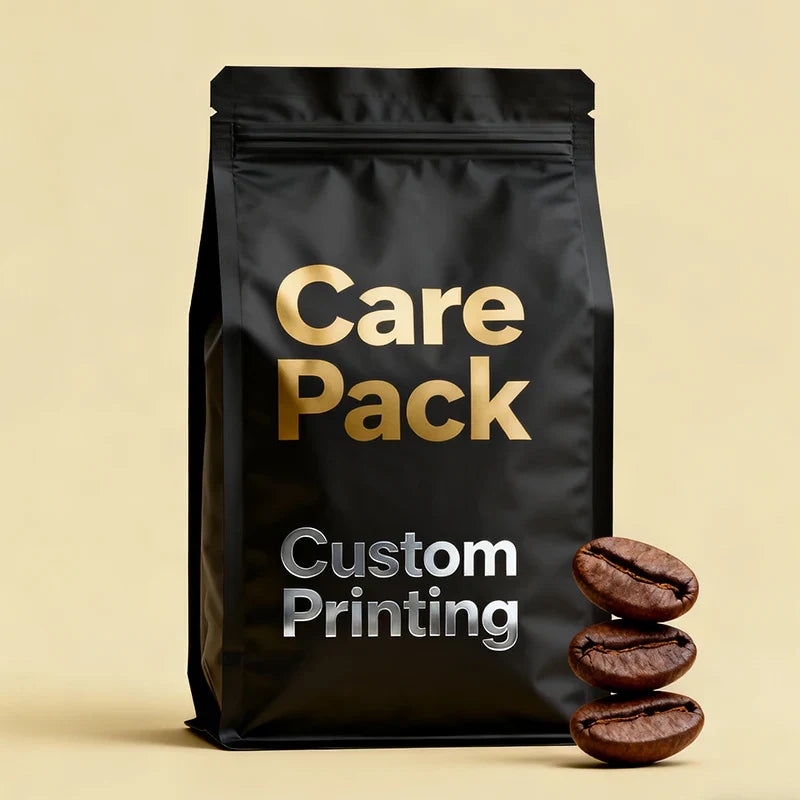 Wholesale High Barrier Coffee Beans Plastic Foil Flat-Bottomed Cafe Bean Reusable Storage Bags With Valve