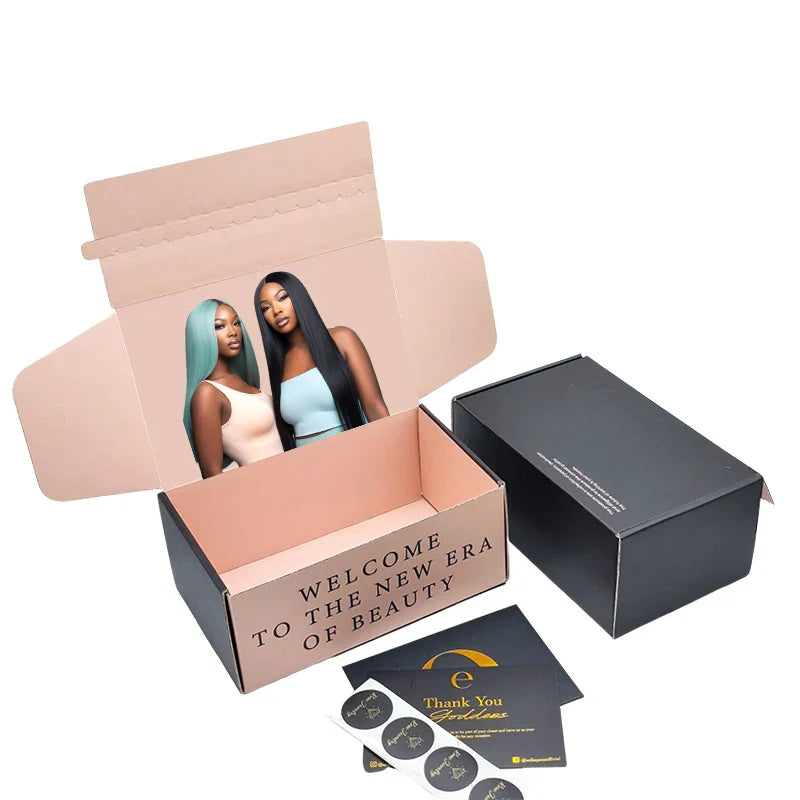 Customized Shapewear Shawls for Women Package PR Shipping Mailer Cardboard Hijab Packing Box for Small Business