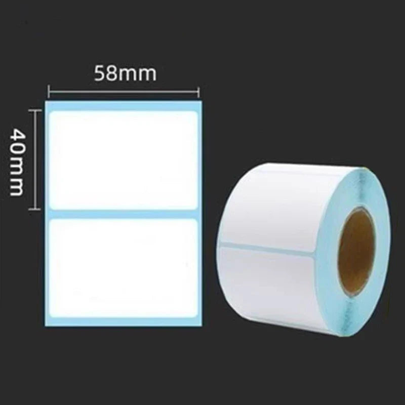 Wholesale High Quality Waterproof Oil Proof Scratch-resistant 800 Pcs Per Roll Direct Thermal Label 58x40 Sticker for Barcode