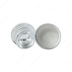 Custom 15ml Mini Glass Jar with Child-Resistant Lid 4oz Concentrate Oil Storage Child Proof