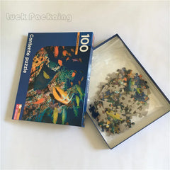 Customized Cartoon Animal Printing Designs Cardboard Texture Surface 12 Piece Children Jigsaw Puzzle Manufacturers