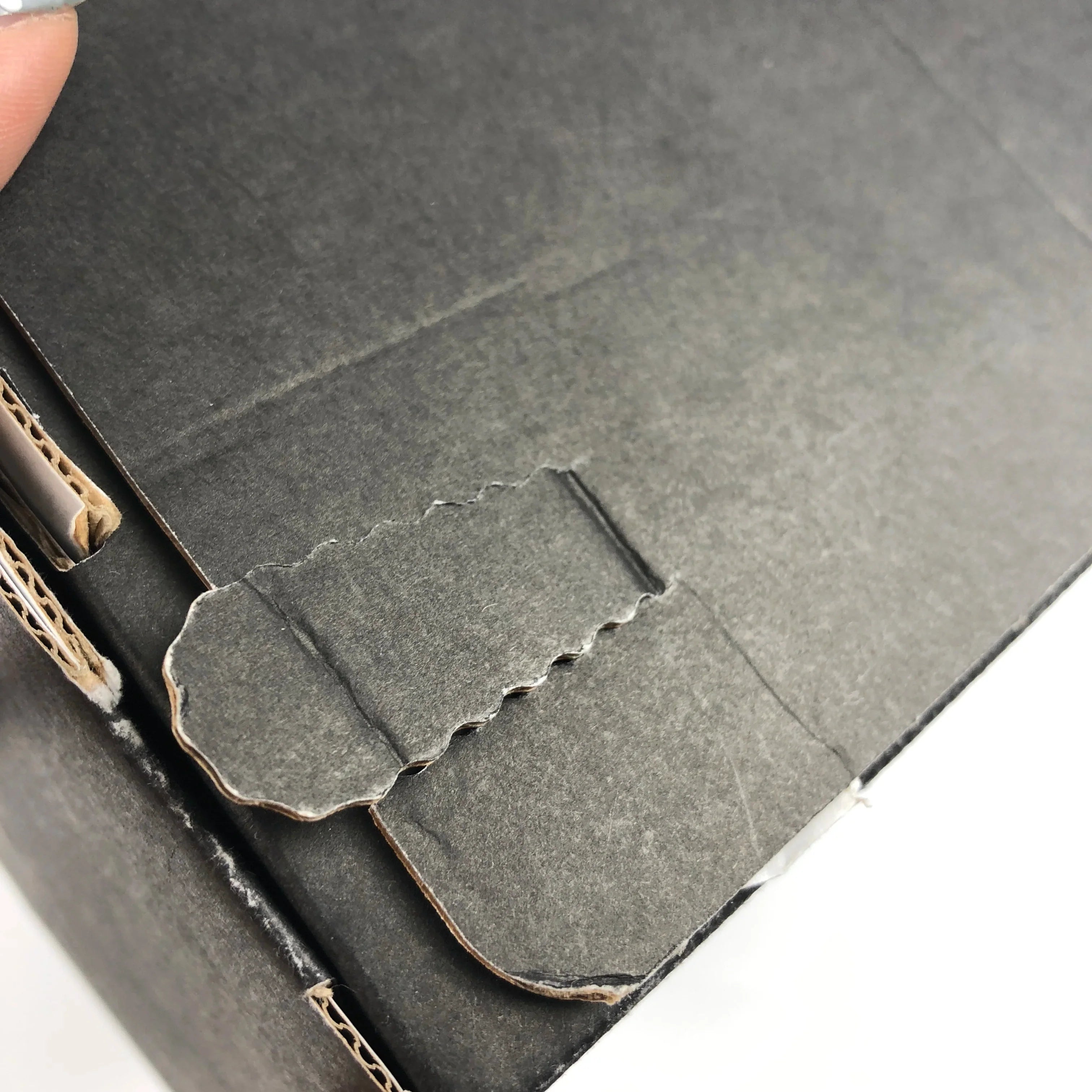 Custom logo Sticky Peel off Closure Ziplock Corrugated Cardboard Carton Packaging Shipping Boxes Mailer Box Carton Box