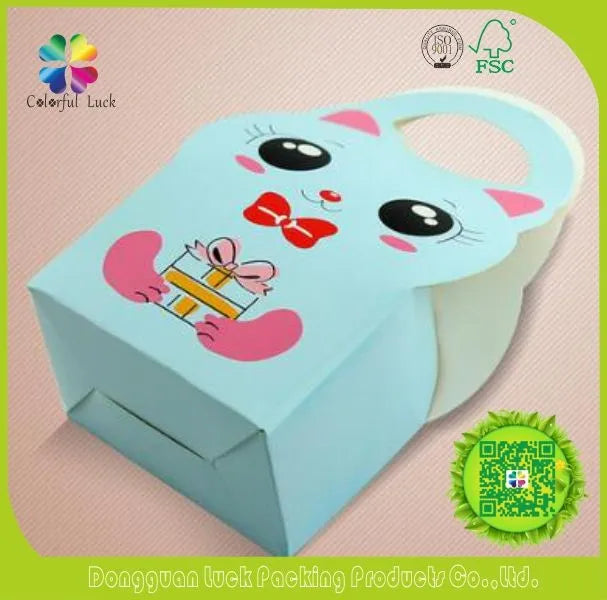 Custom Cake Paper Box Wholesale Christmas Cookie Moon Wedding Birthday Party Gift Cup Cake Box With Handle Cake Packaging