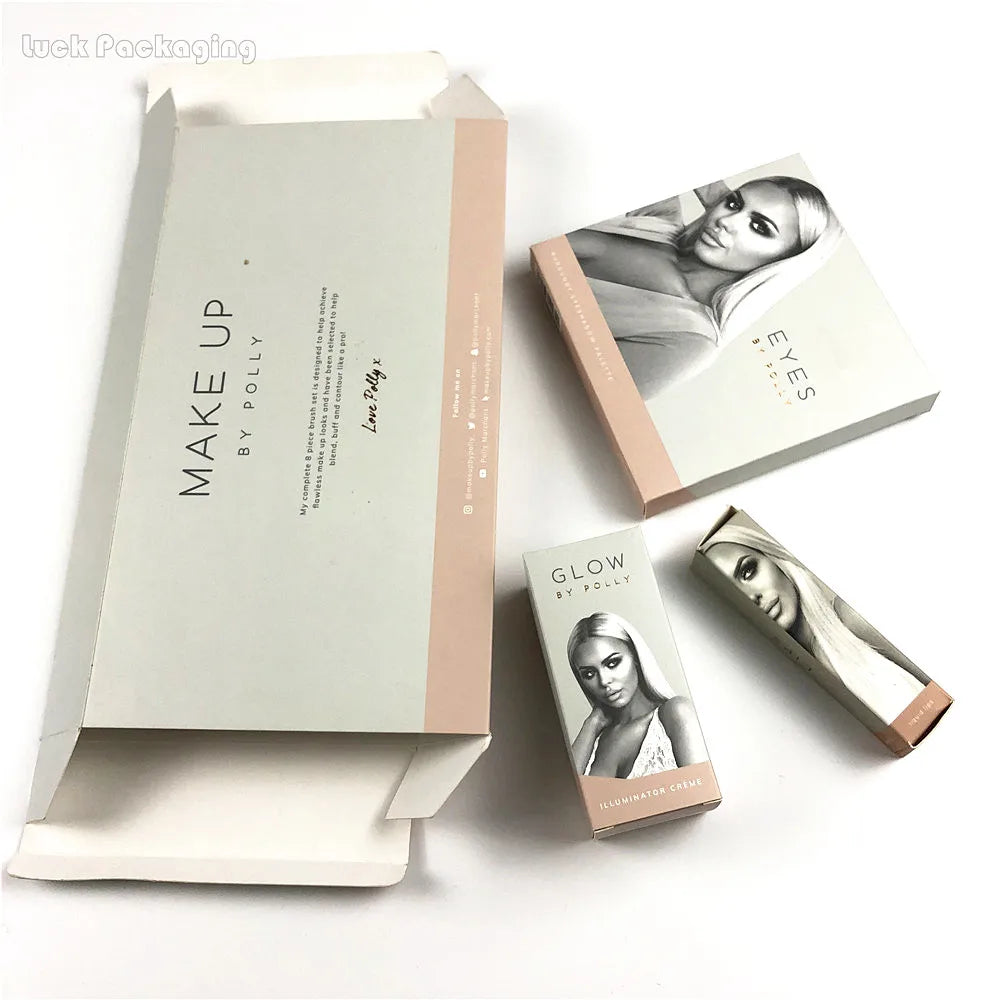 Dongguan Professional Customized Gold Foil Logo Paper Printed Packaging Boxes for Beauty Personal Care Cosmetics Packing