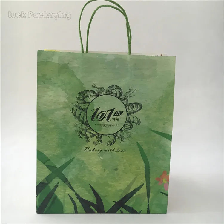 Custom Eco-friendly Luxury Sublimation Stand up Shopping Packaging Gift Party pink Paper Bag with logo