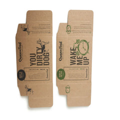 Recycled Brown Paper Kraft Die Cut Soap Packaging Box Cardboard Boxes for Soap