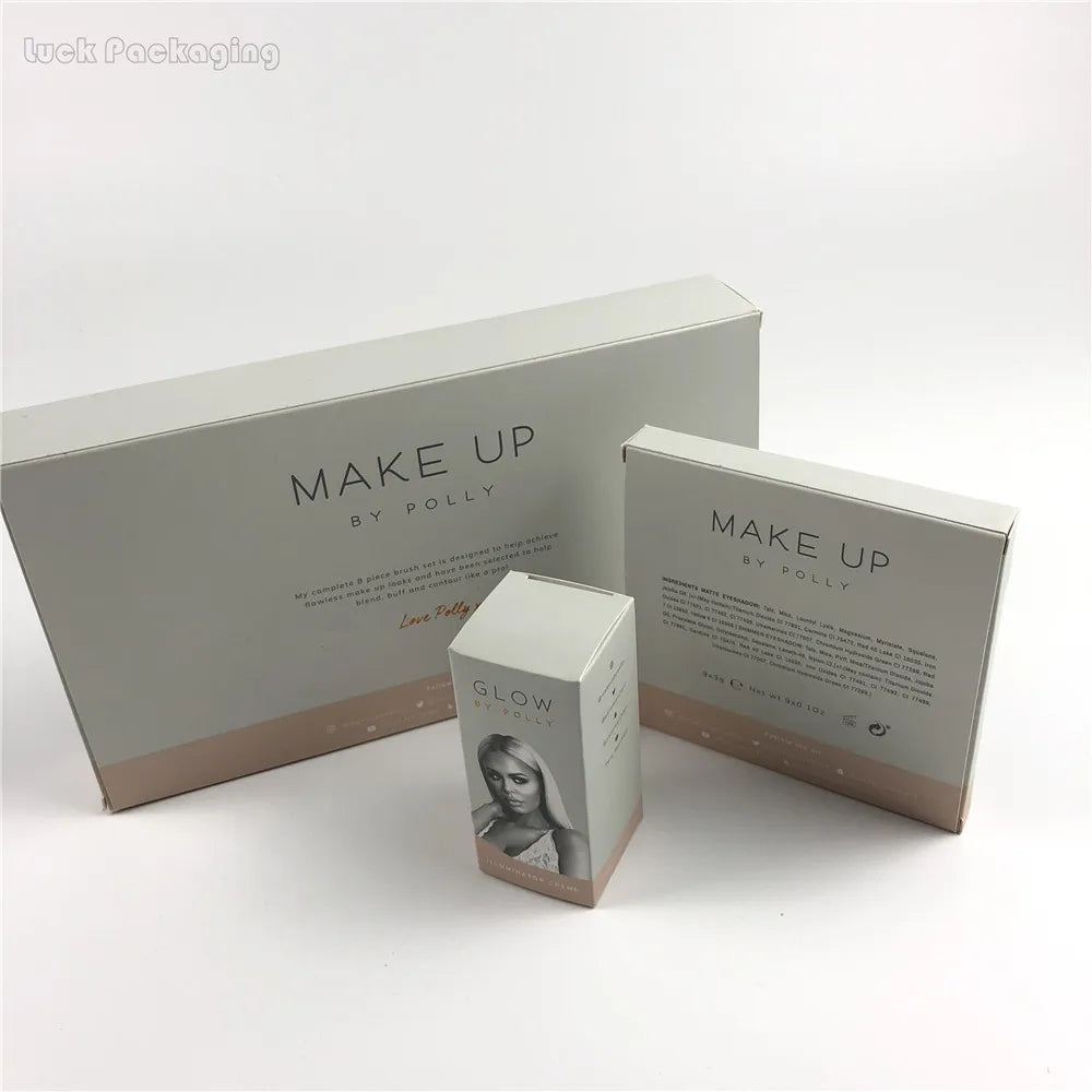 Custom E Commerce Self Adhesive Easy Open Kraft Art Paper Tear Off Strip Self Seal Zipper Peel Packaging Box with Zipper Line