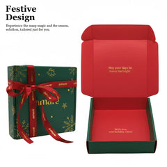 Free Sample Custom Logo Christmas Luxury Oem Corrugated Packaging Mailer Box Shipping Box Paper Box