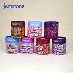 Custom Print Logo  Food Grade Cylinder Canister Paper Tube Round Kraft Cardboard Tube Box Packaging