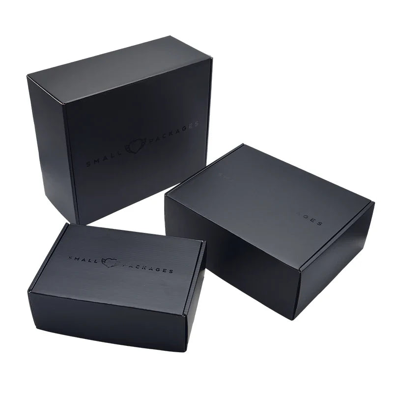 Custom Logo Cardboard Hat and Underwear Packaging Mystical White Paper Shipping Boxes for Small Businesses for Socks and Fur