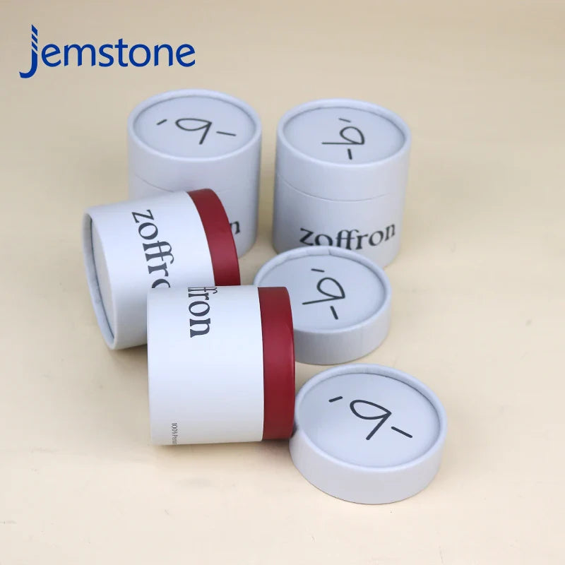 Custom Eco-friendly Kraft Cardboard Cosmetic Perfume Paper Tube Food Tea Coffee Candle Cylinder Box Packaging